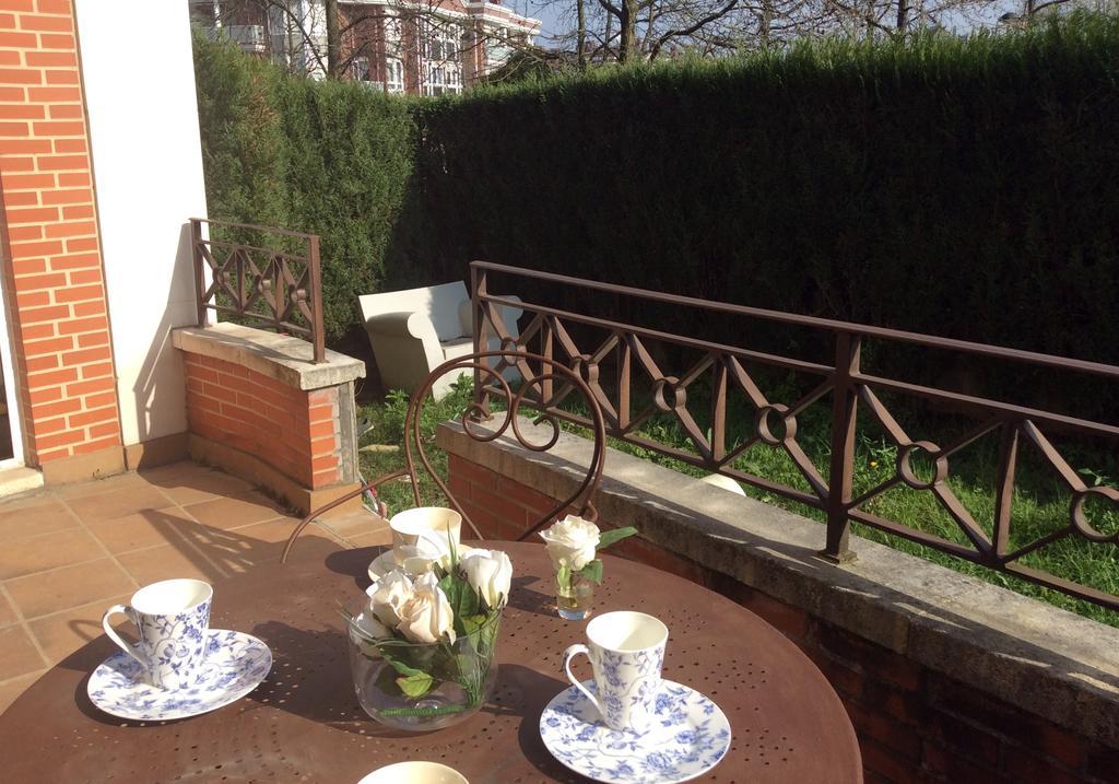 Apartamento Con Jardin Getxo Eksteriør billede
